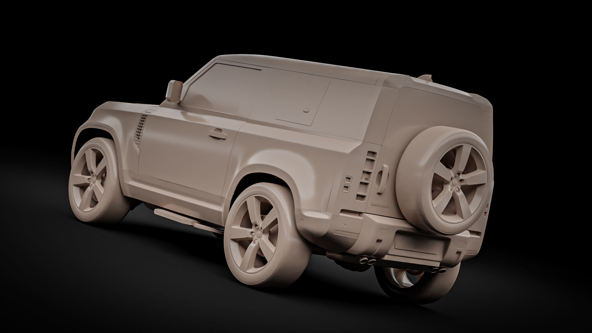 Land Rover Defender 90 2021 3D model_18