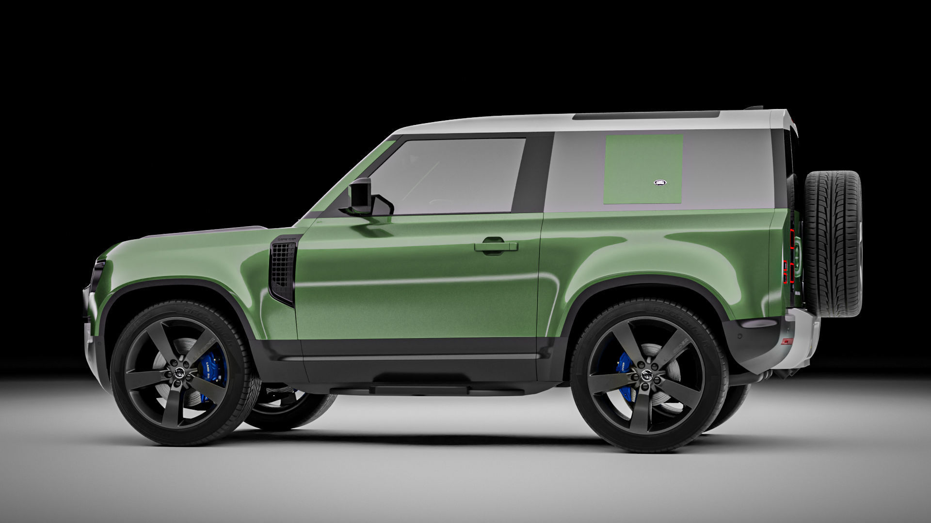 Land Rover Defender 90 2021 3D model_4
