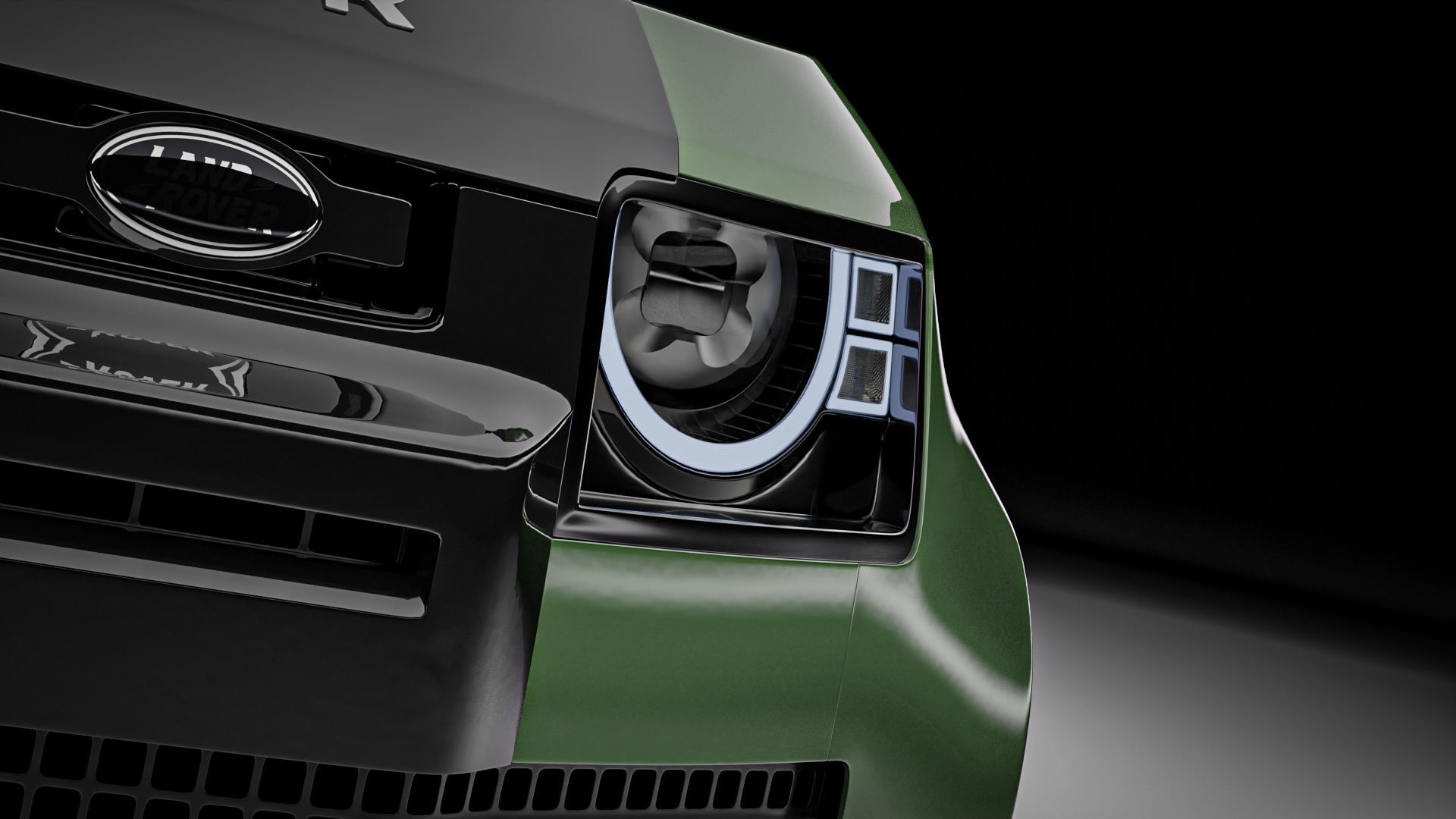 Land Rover Defender 90 2021 3D model_2