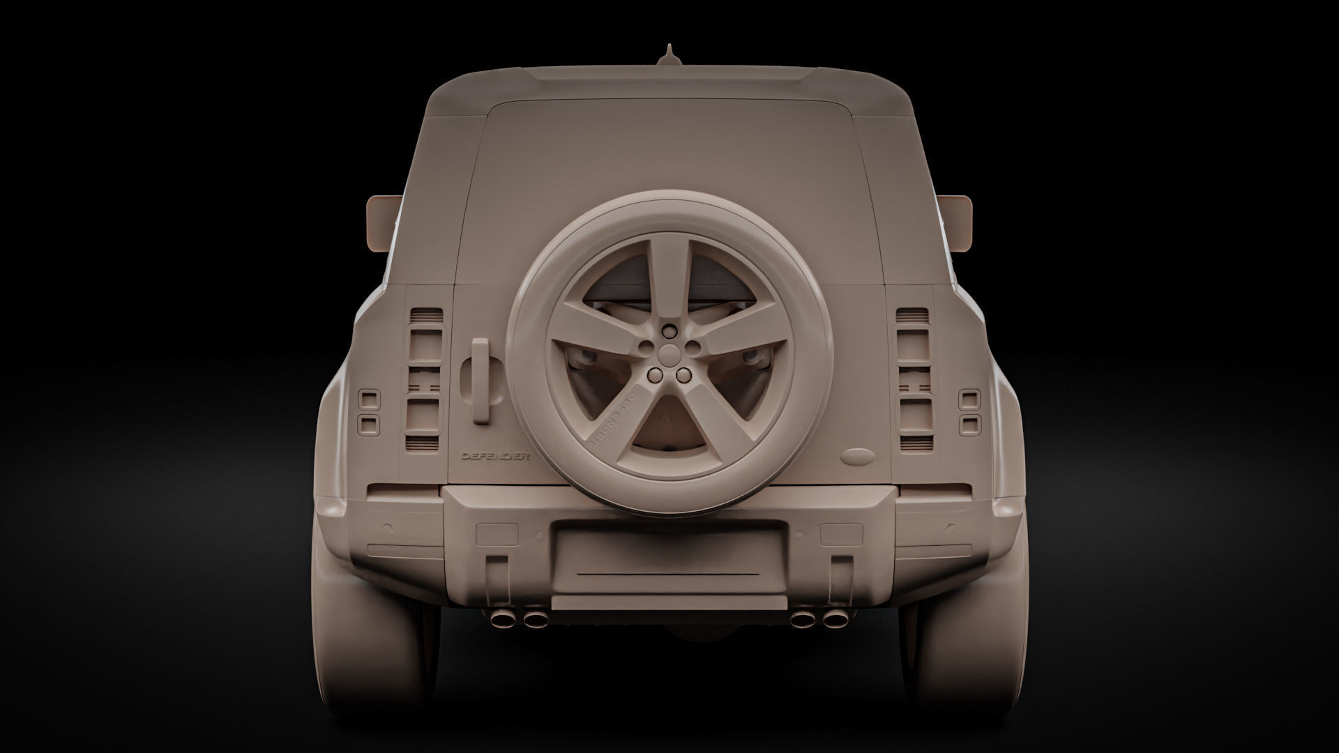 Land Rover Defender 90 2021 3D model_22
