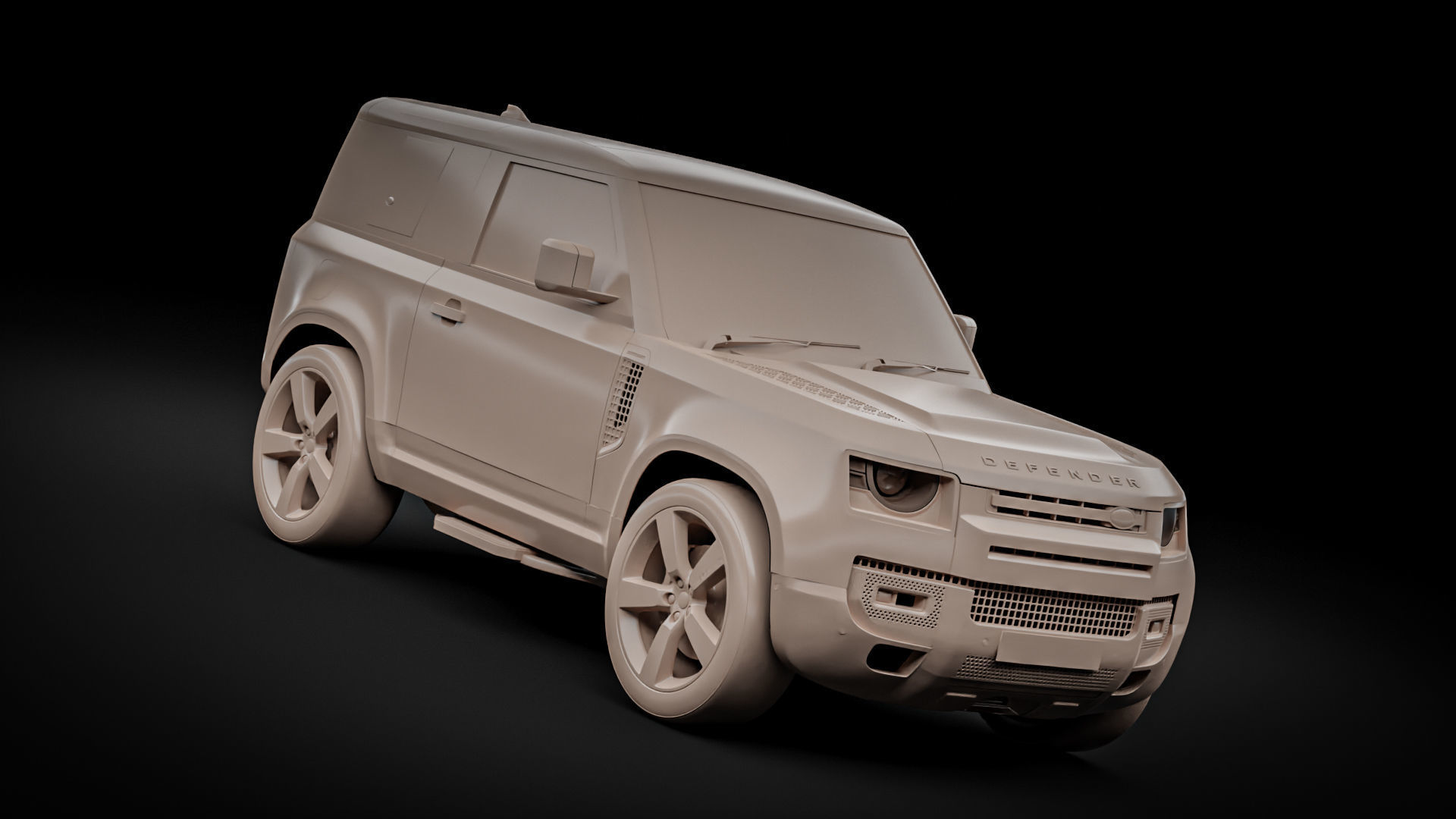 Land Rover Defender 90 2021 3D model_12