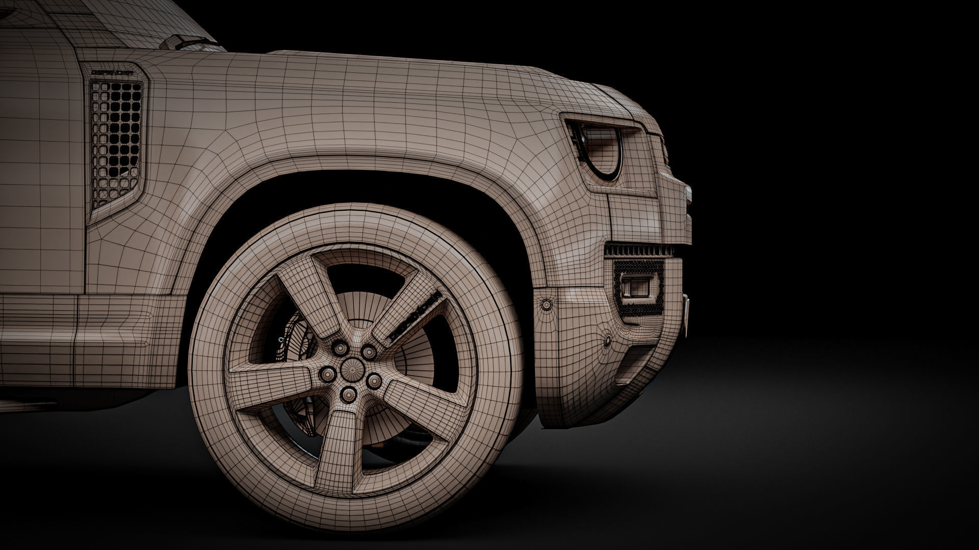 Land Rover Defender 90 2021 3D model_27