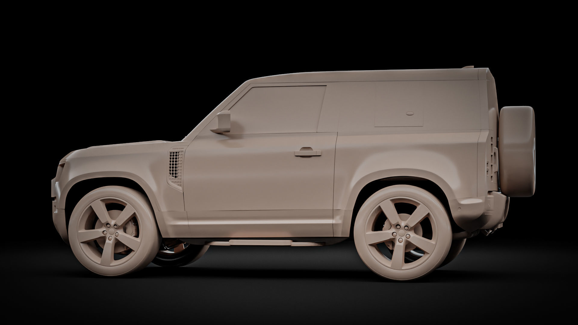 Land Rover Defender 90 2021 3D model_16