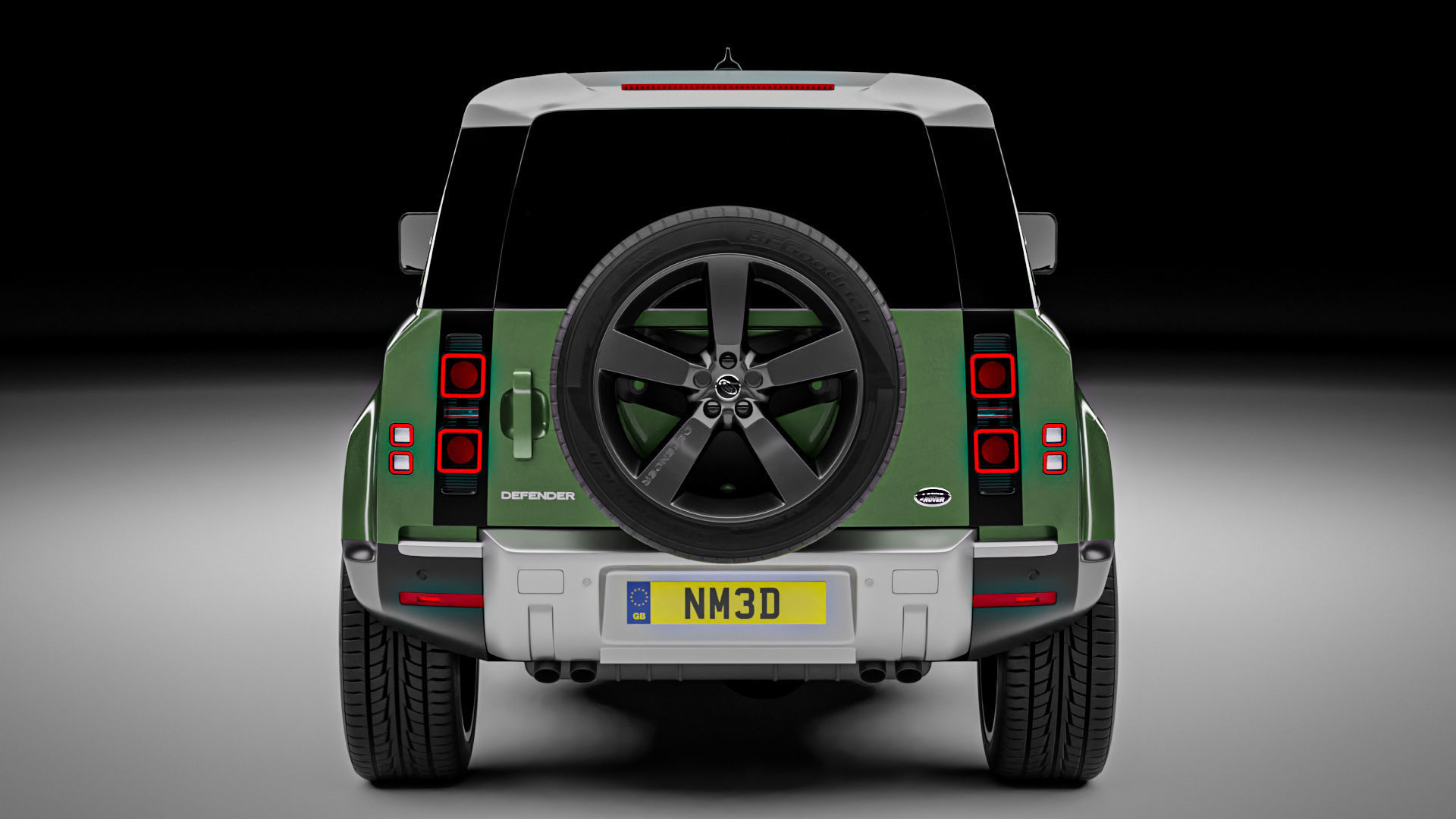 Land Rover Defender 90 2021 3D model_10