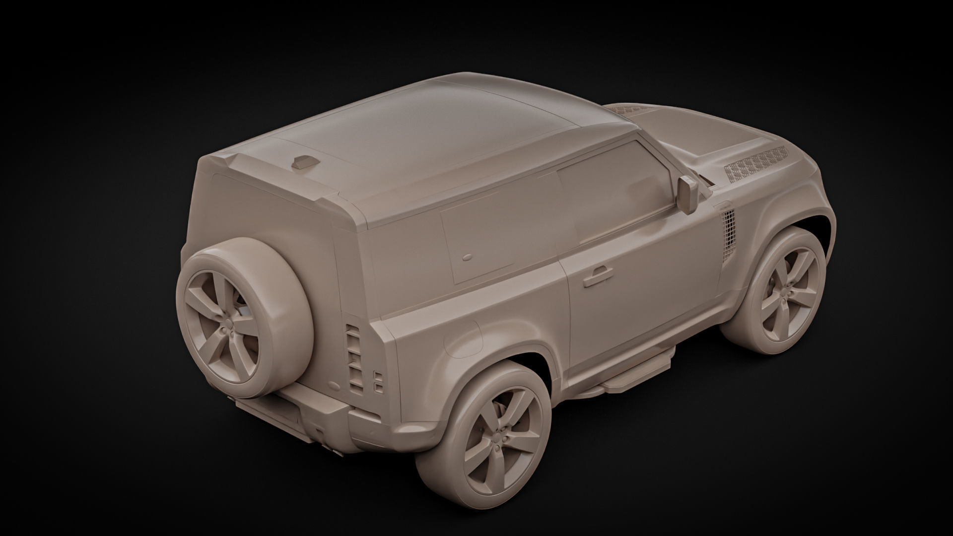 Land Rover Defender 90 2021 3D model_23