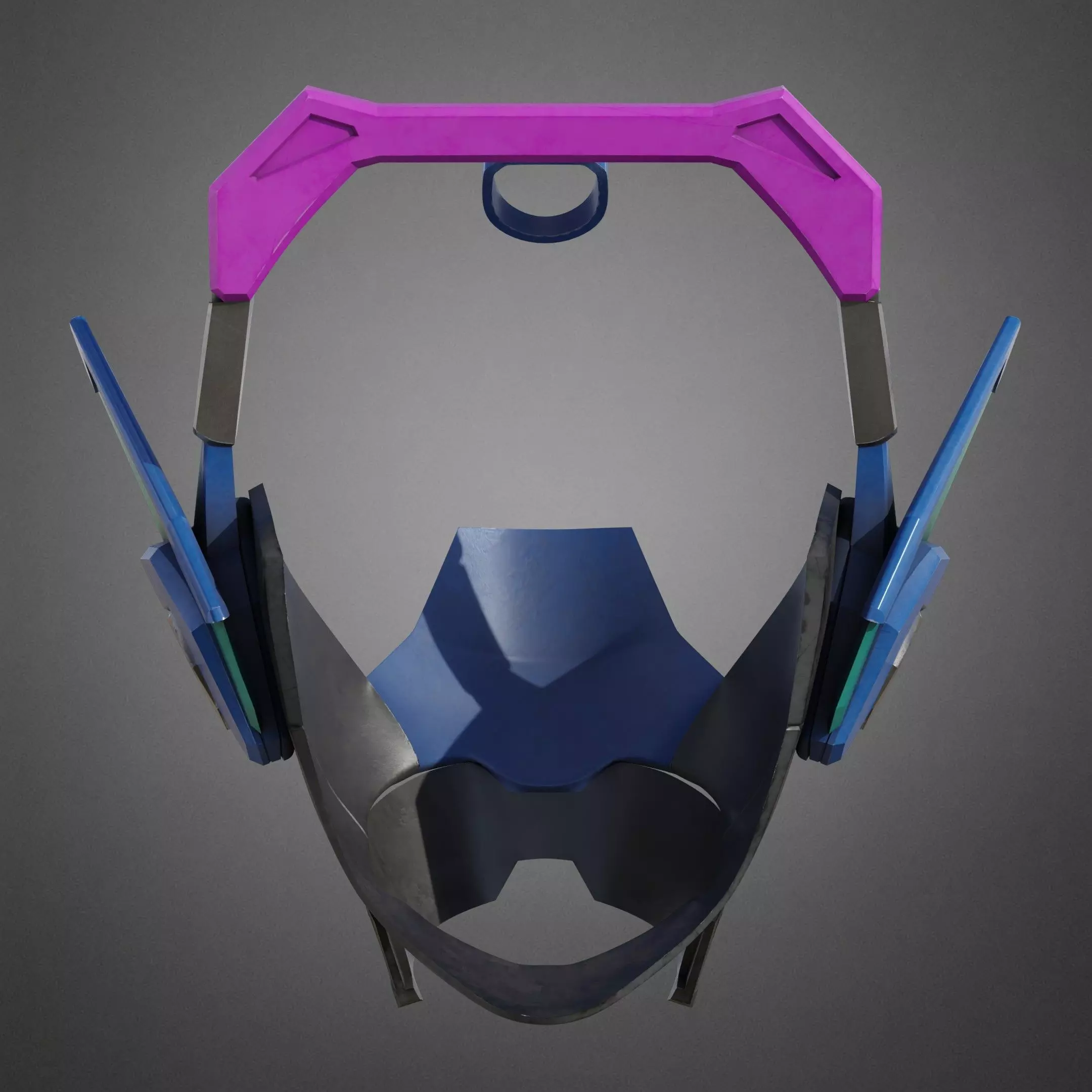 Overwatch 2 D va HeadSet for Cosplay  3D print model_3