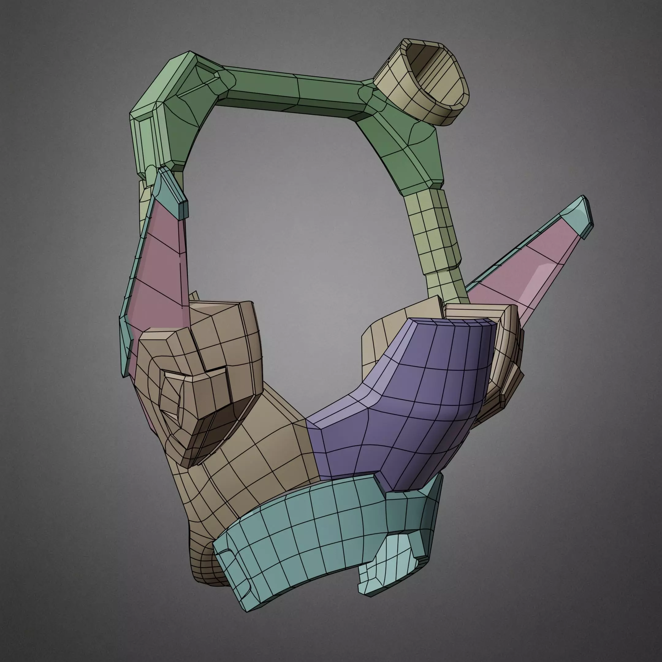 Overwatch 2 D va HeadSet for Cosplay  3D print model_23