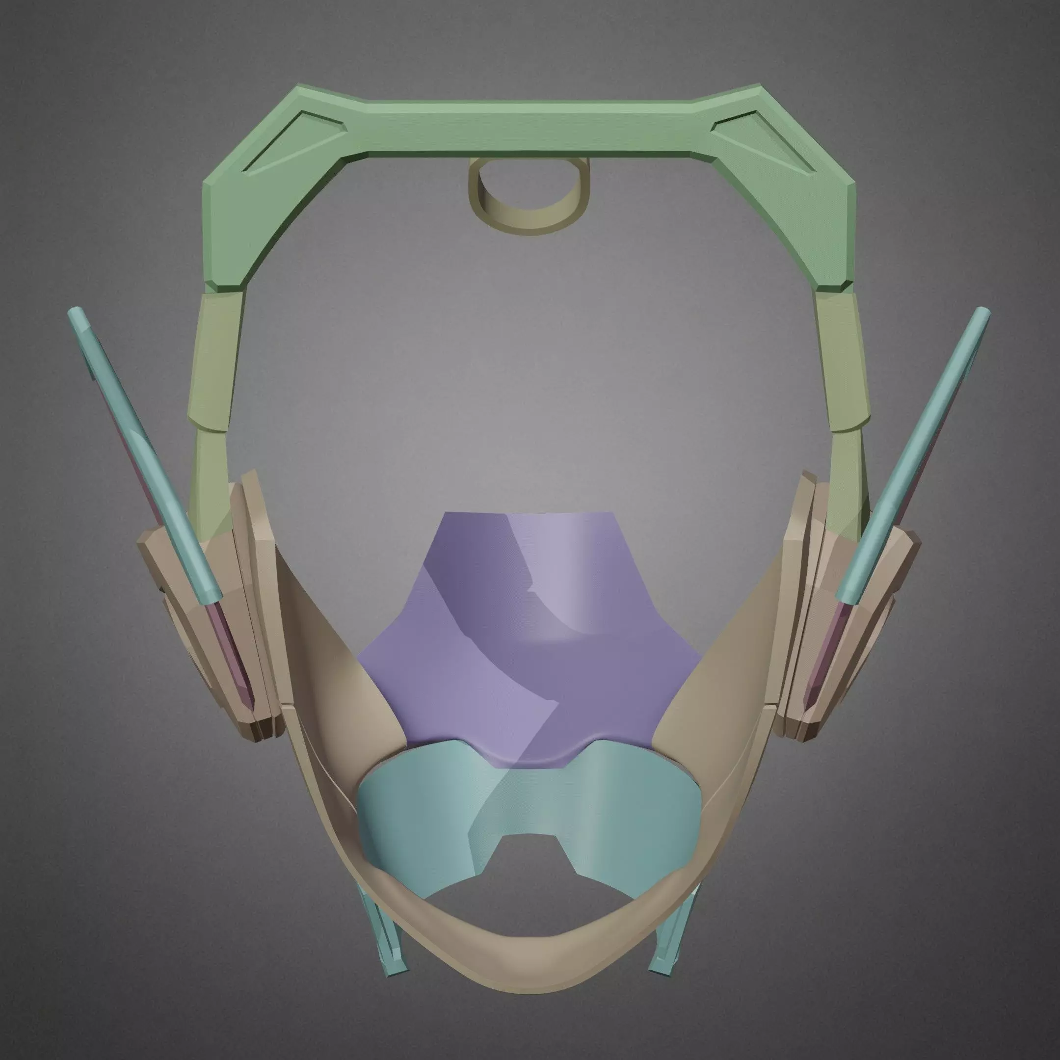 Overwatch 2 D va HeadSet for Cosplay  3D print model_16