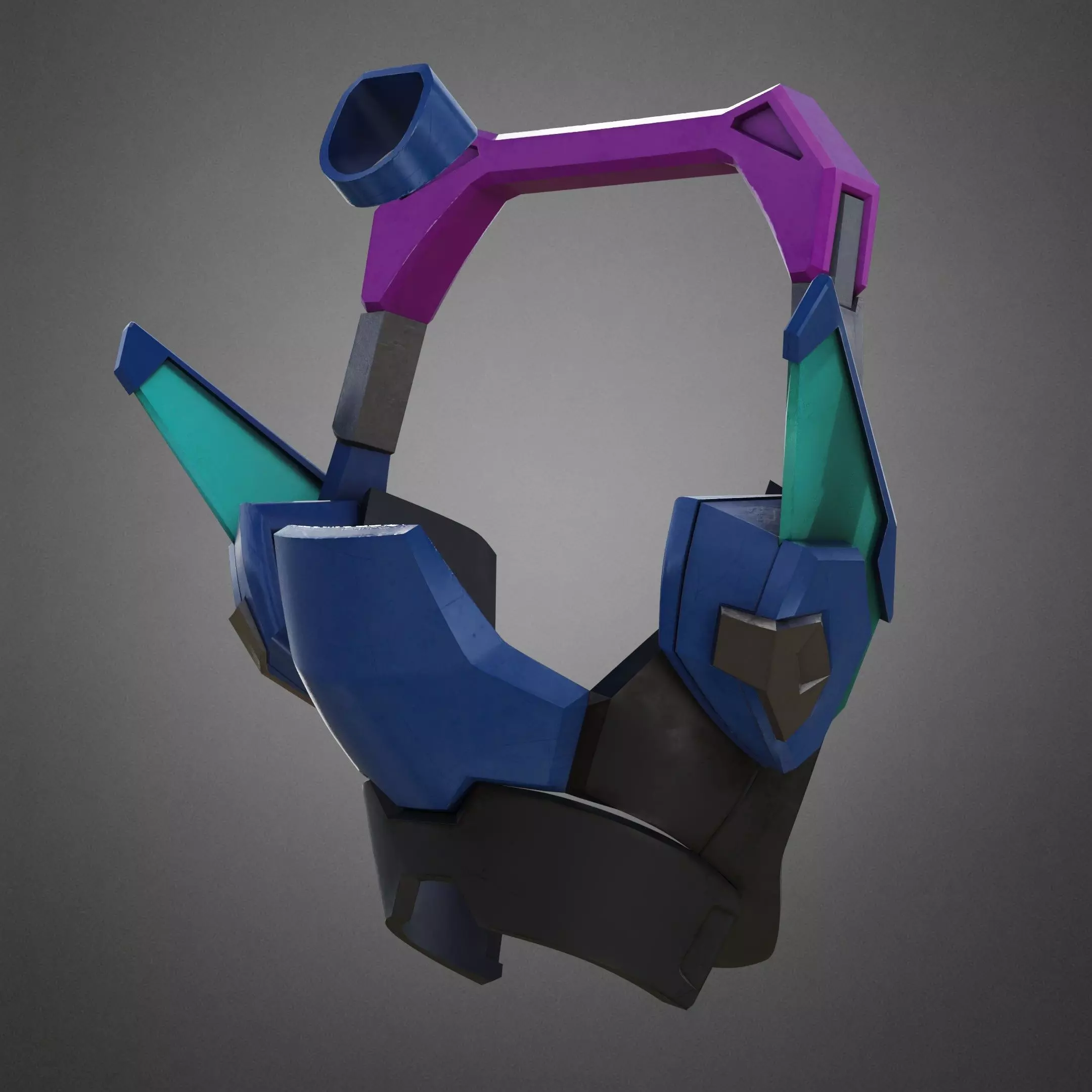 Overwatch 2 D va HeadSet for Cosplay  3D print model_8