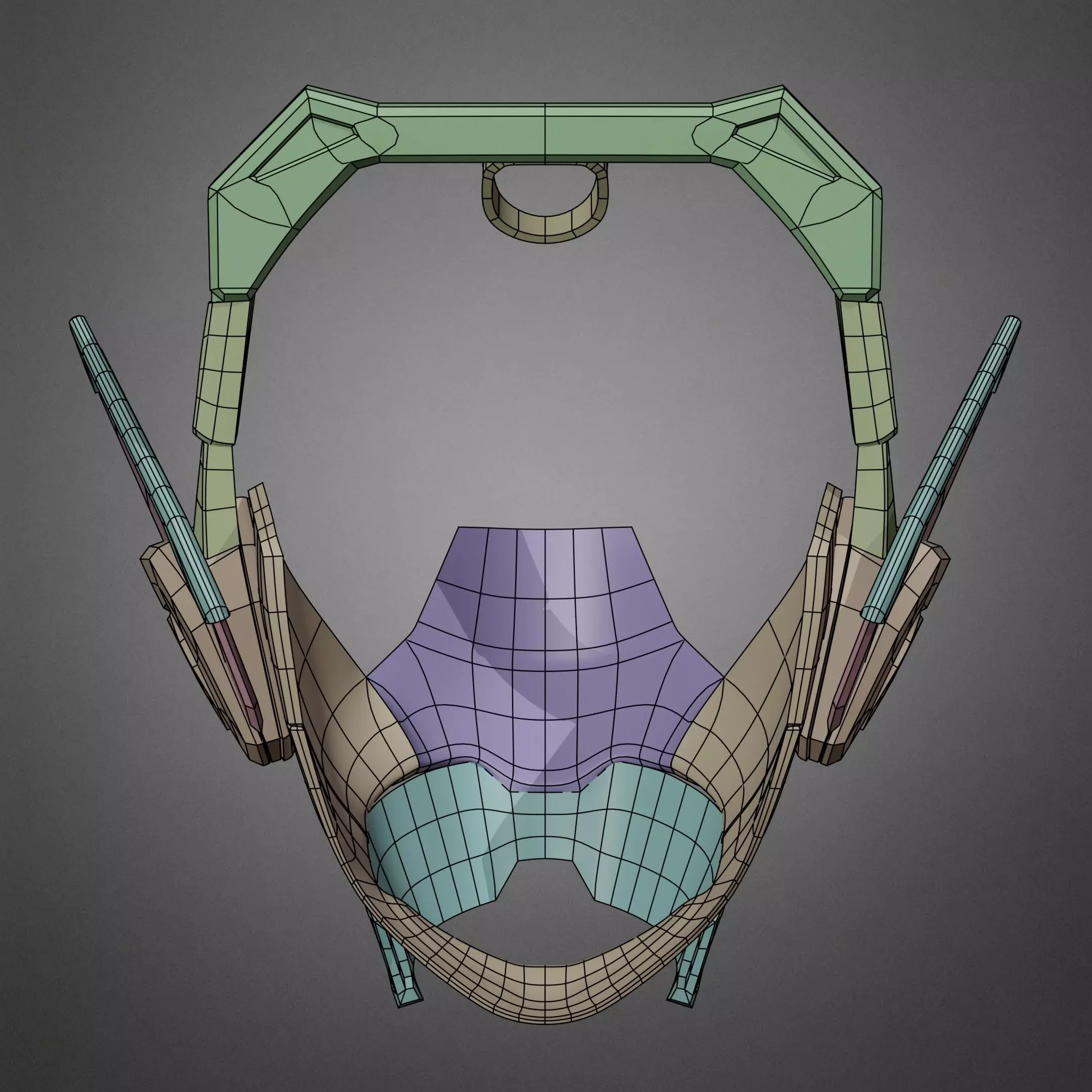 Overwatch 2 D va HeadSet for Cosplay  3D print model_17