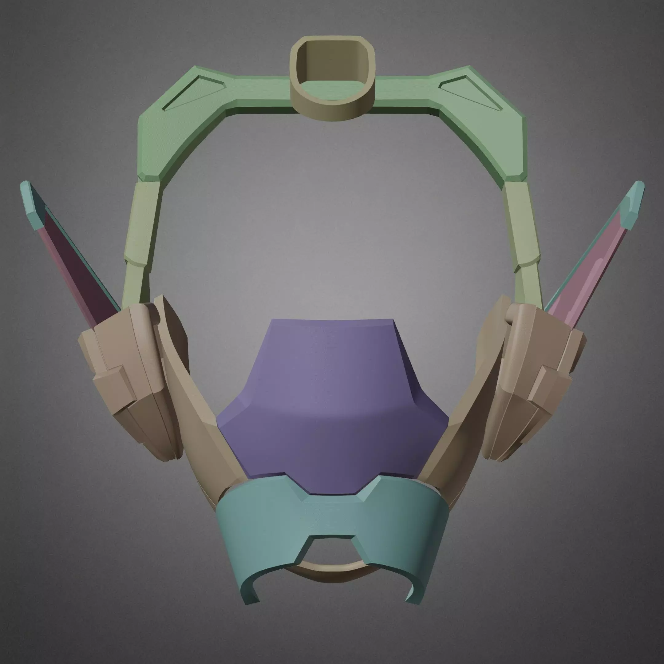 Overwatch 2 D va HeadSet for Cosplay  3D print model_24