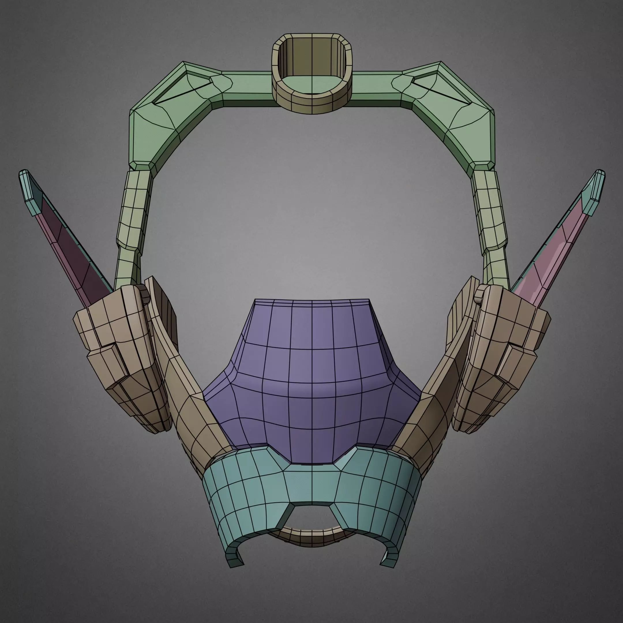 Overwatch 2 D va HeadSet for Cosplay  3D print model_25