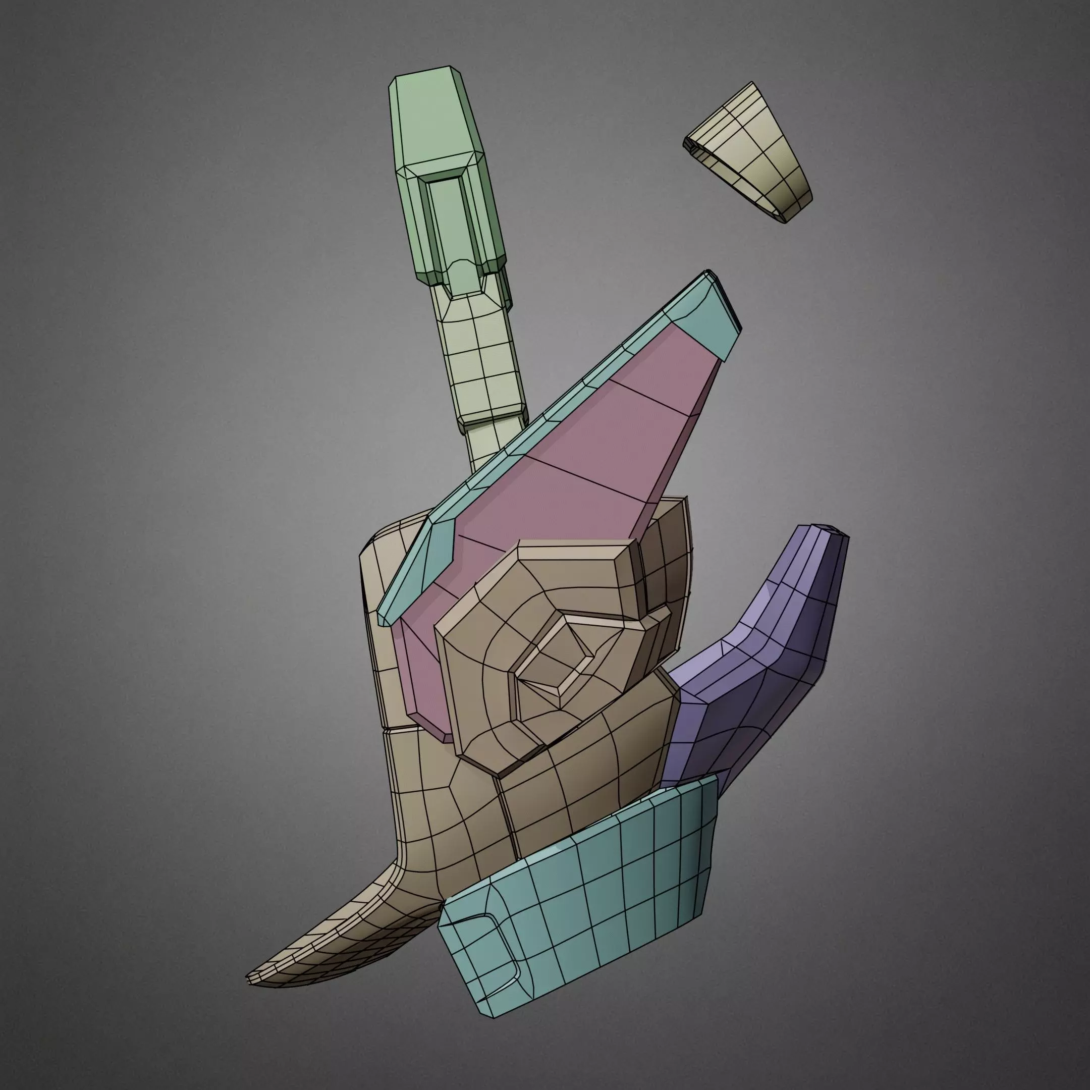 Overwatch 2 D va HeadSet for Cosplay  3D print model_21