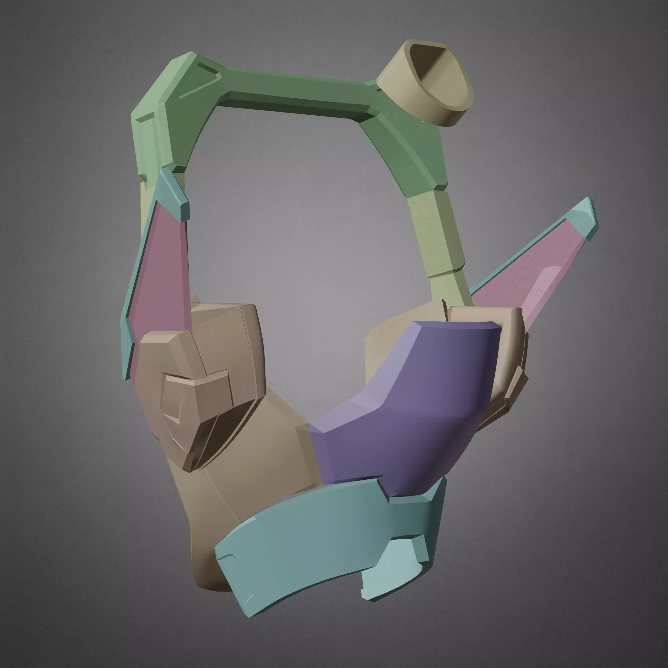 Overwatch 2 D va HeadSet for Cosplay  3D print model_22