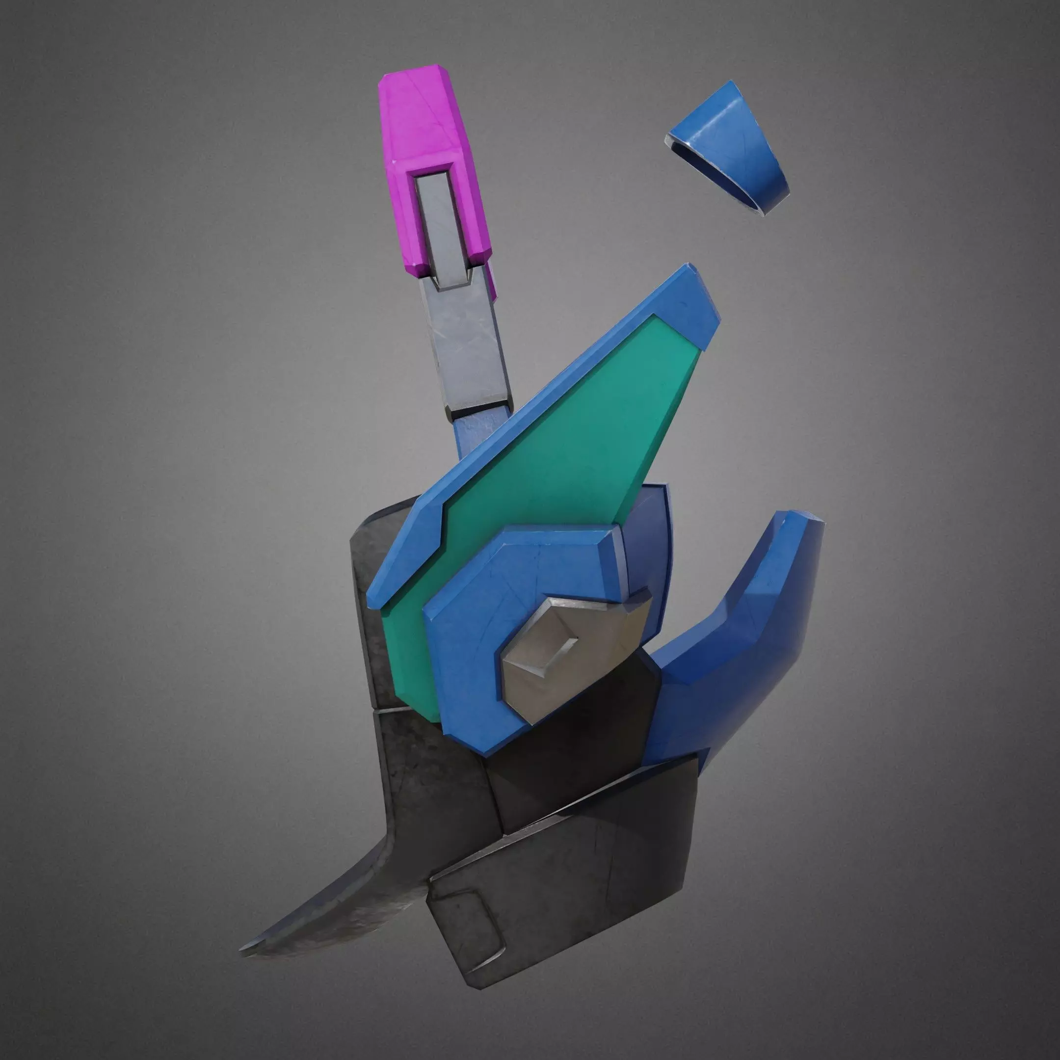 Overwatch 2 D va HeadSet for Cosplay  3D print model_5