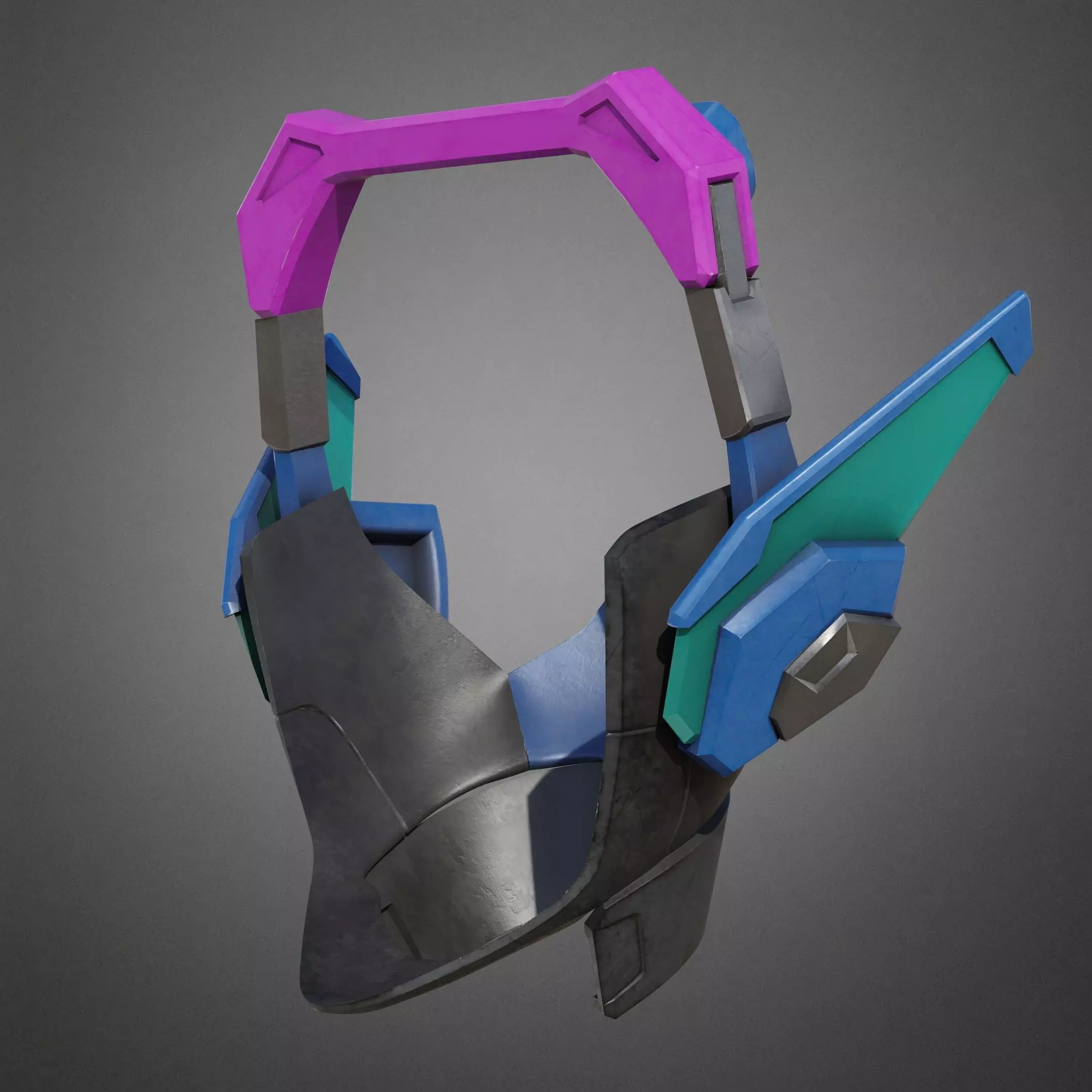 Overwatch 2 D va HeadSet for Cosplay  3D print model_4