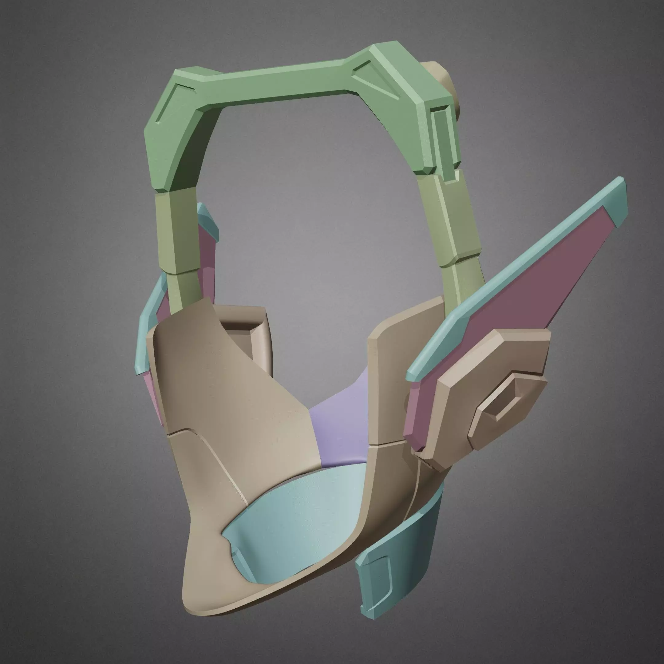 Overwatch 2 D va HeadSet for Cosplay  3D print model_18