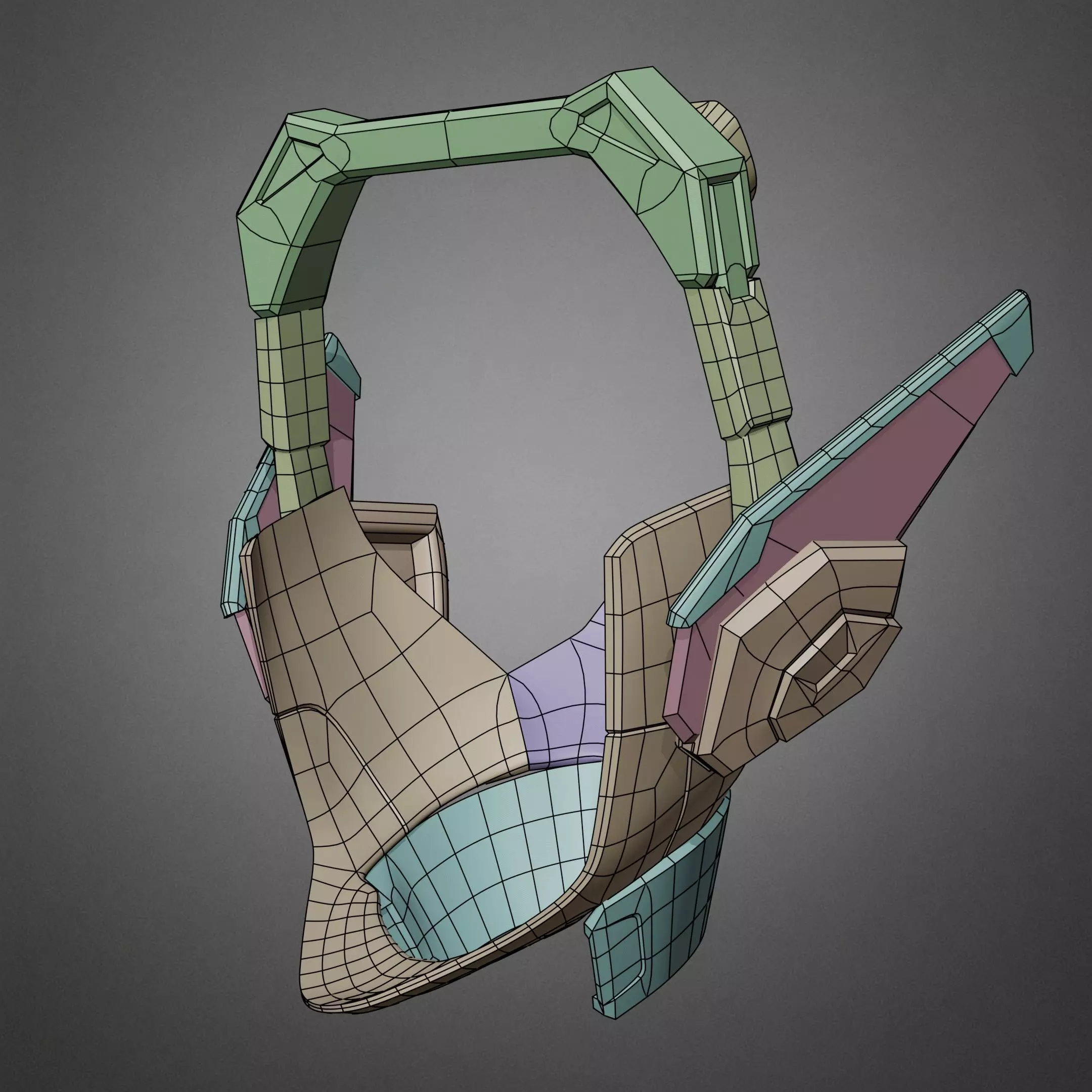 Overwatch 2 D va HeadSet for Cosplay  3D print model_19