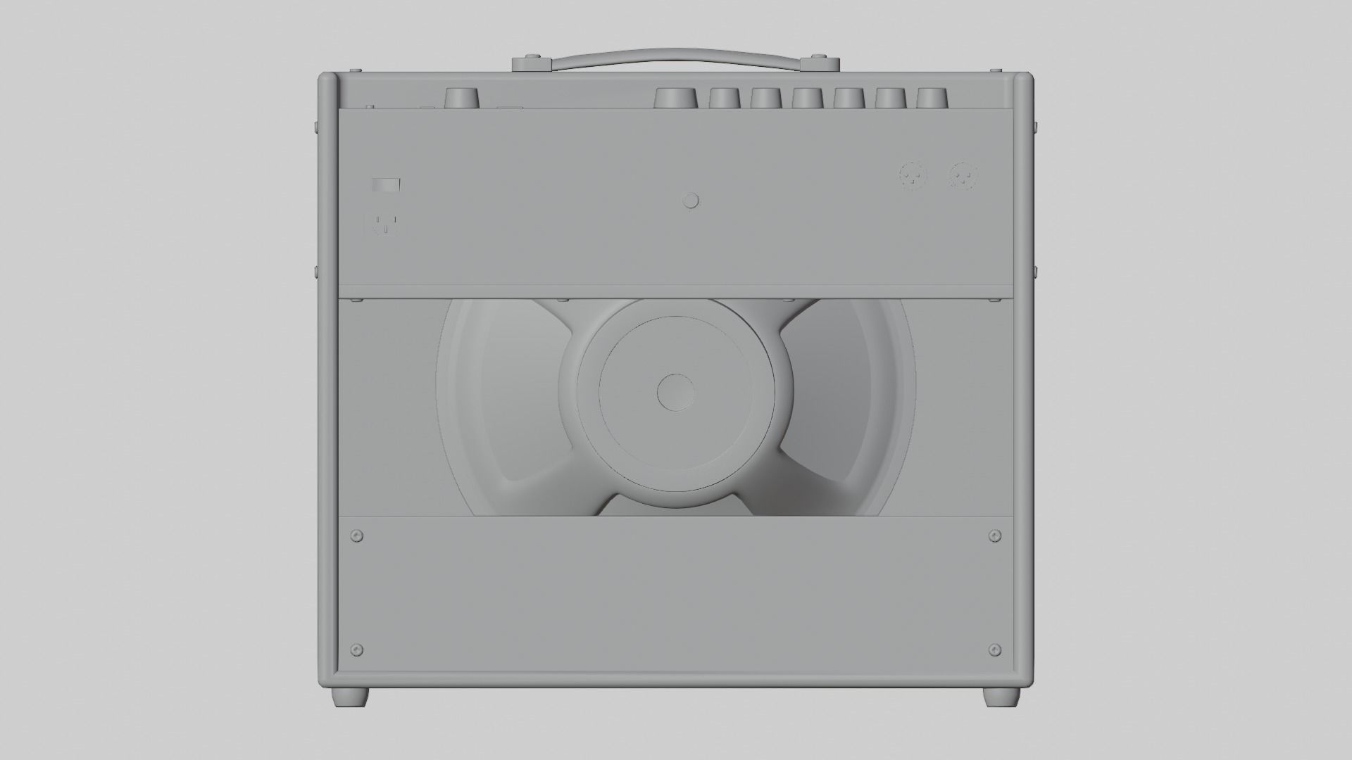 Modern Guitar Amp Bluetooth Wireless 3D model_7