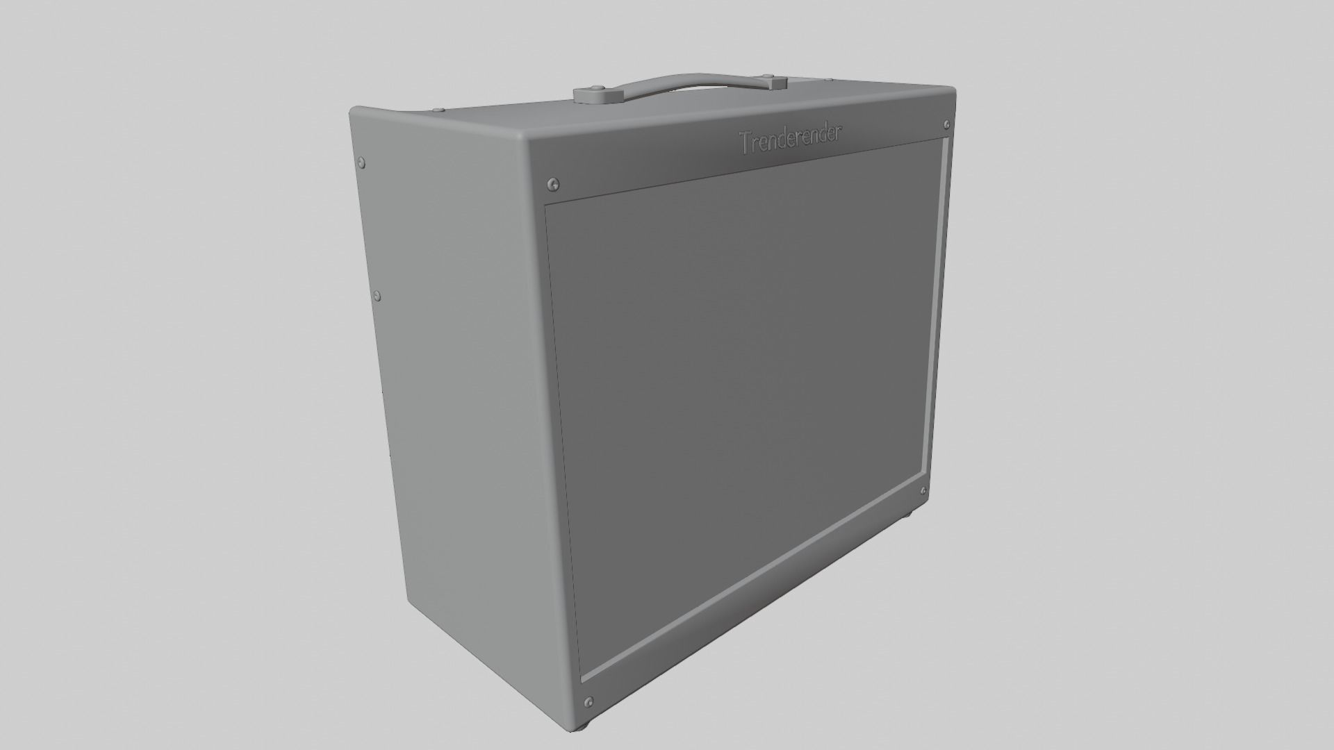 Modern Guitar Amp Bluetooth Wireless 3D model_9