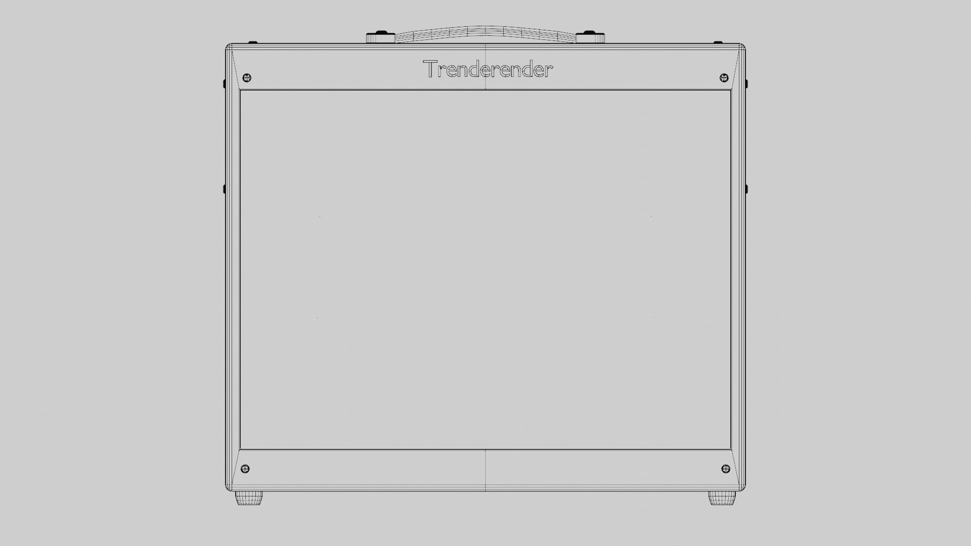 Modern Guitar Amp Bluetooth Wireless 3D model_11