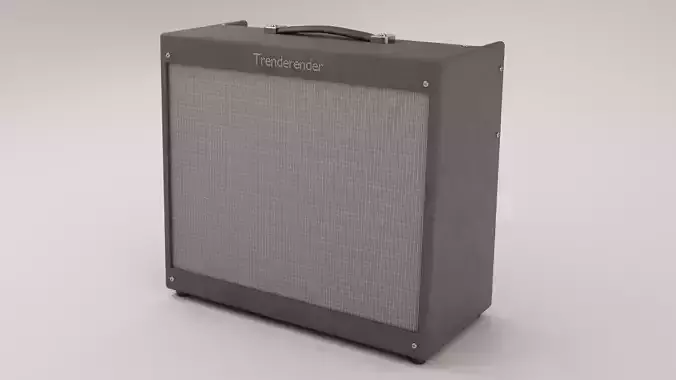 Modern Guitar Amp Bluetooth Wireless 3D model