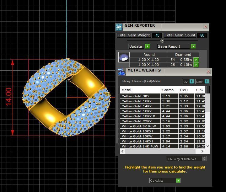 Cuban link 14mm 3D model_3