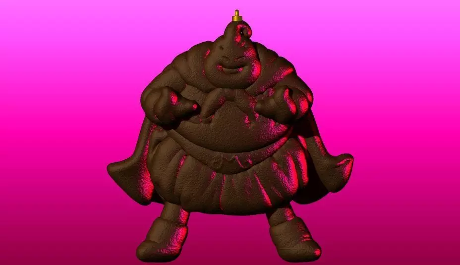 CHOCOLATE MAJIN BUU MERRY CHRISTMAS 3D print model_0