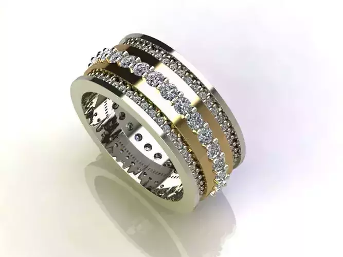 3D Wedding Ring Model