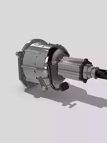 FUNNY CAR TOP FUEL Bellhousing N Clutch N Driveshaft 3D print model