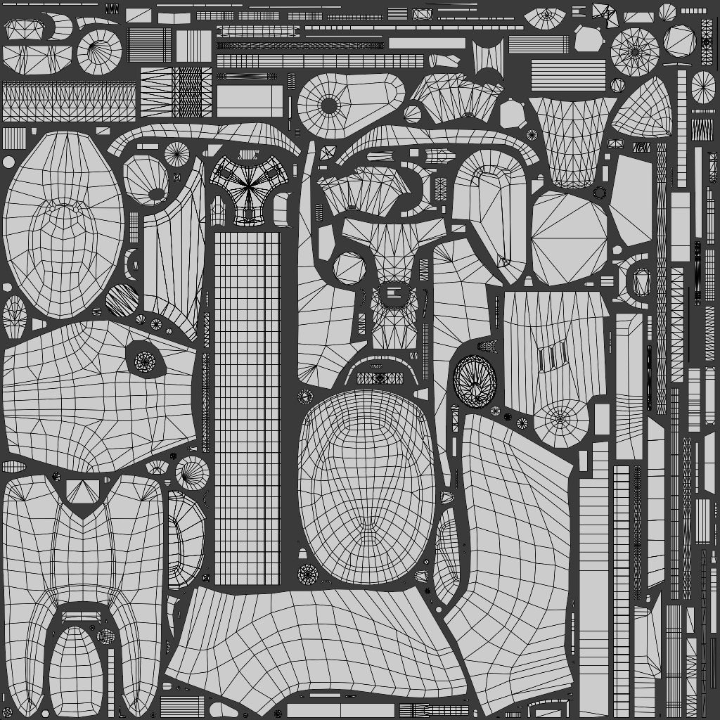 City Moto Scooter  Low-poly 3D model_14