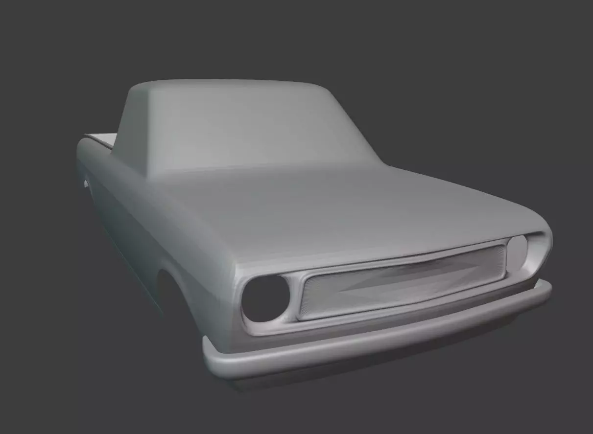 Datsun 1200 Sunny Truck 3D print model_0