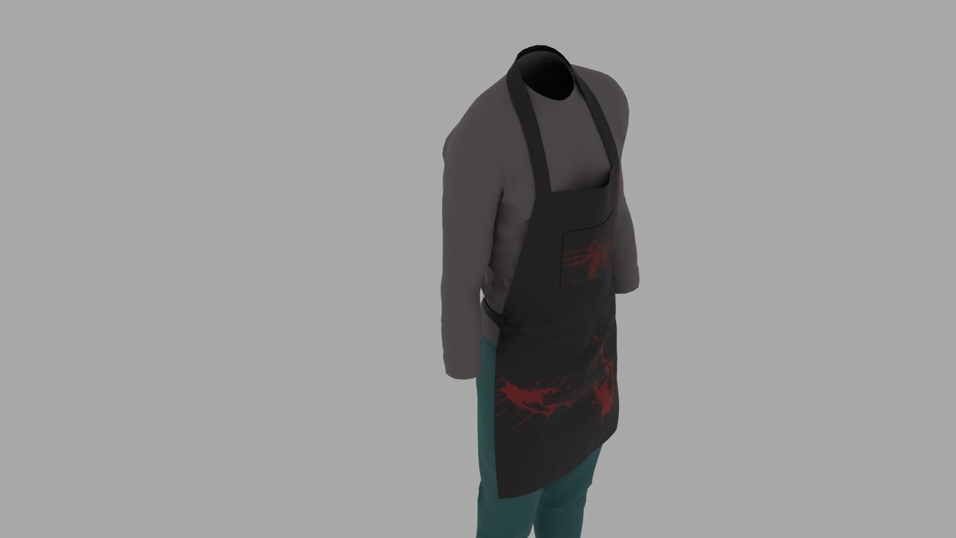3D model Butcher Costume VR / AR / low-poly | CGTrader