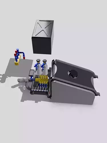 FUNNY CAR Detailed Fuel Cell N Valve N Hoses