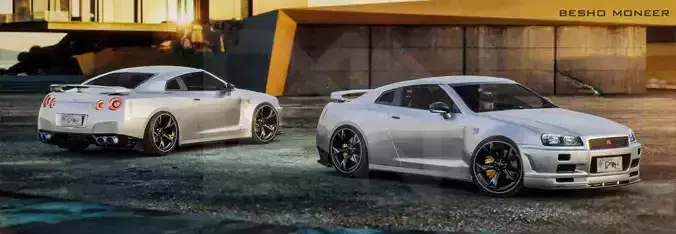 Nissan R34-5 GTR Skyline