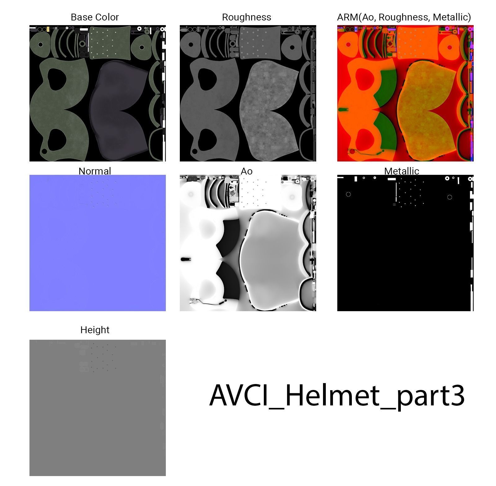 AVCI - Helmet 3D model_10
