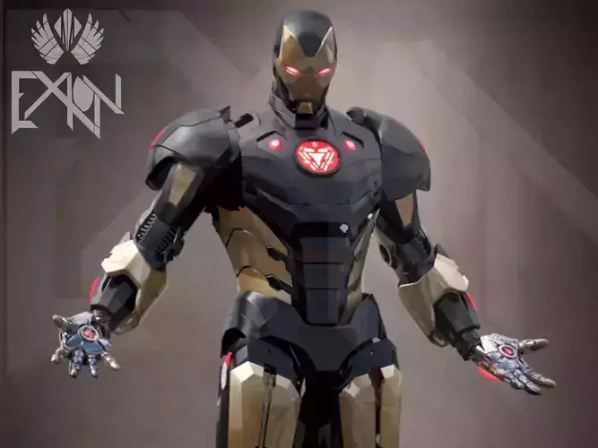 Iron Man MK C42 Chaos Armor MAX 3D model