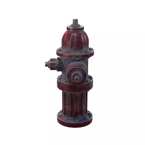 Fire Hydrant Multicolor Low-poly 3D model Fire Hydrant Multicolor Low-poly 3D model