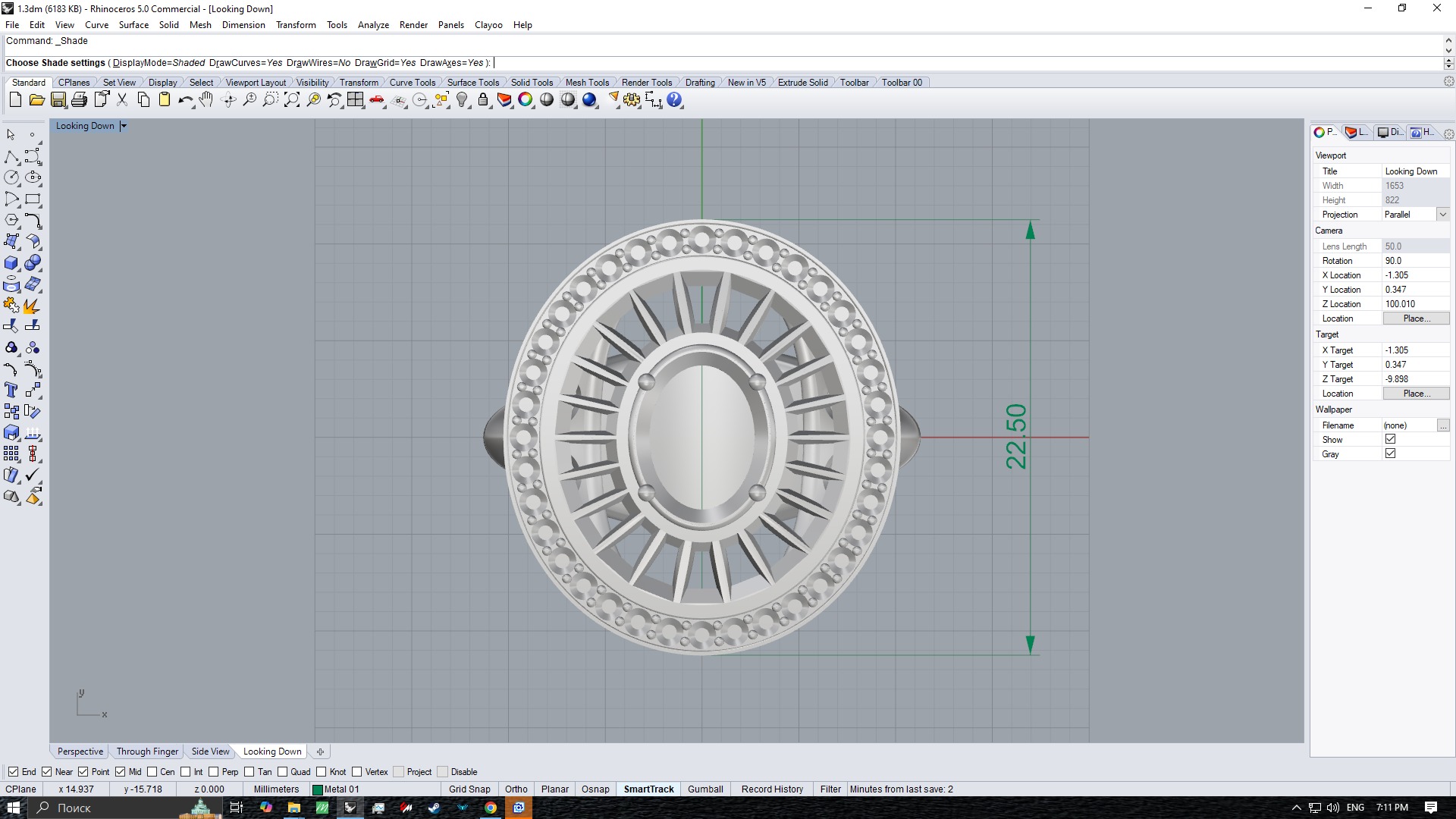The most beautiful ring  3D print model_5