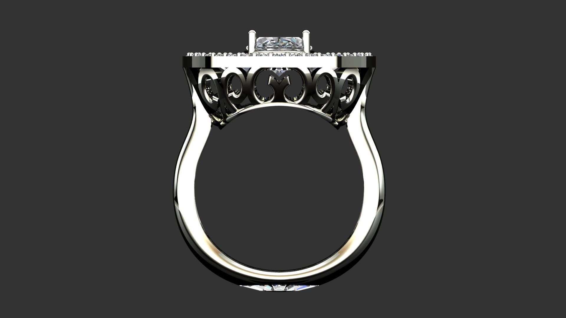 The most beautiful ring  3D print model_2