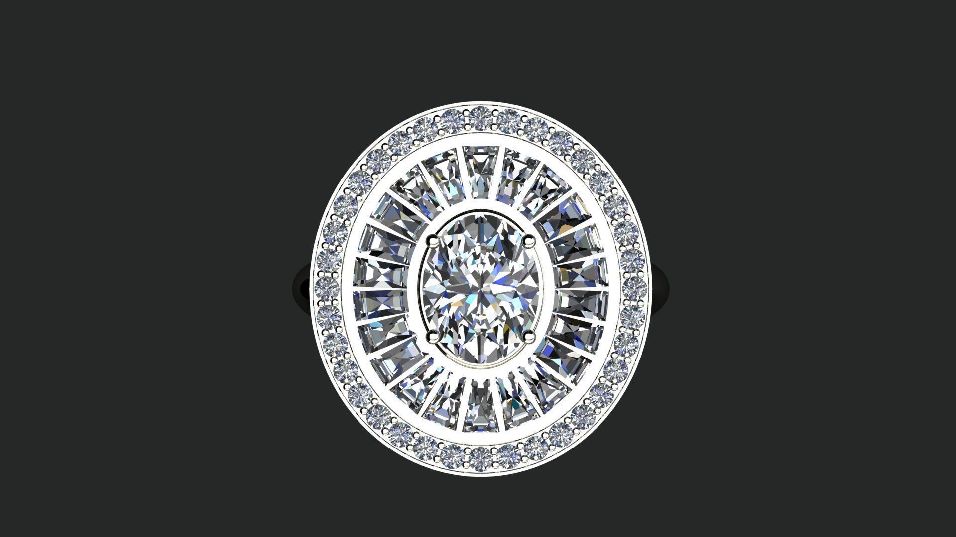 The most beautiful ring  3D print model_4