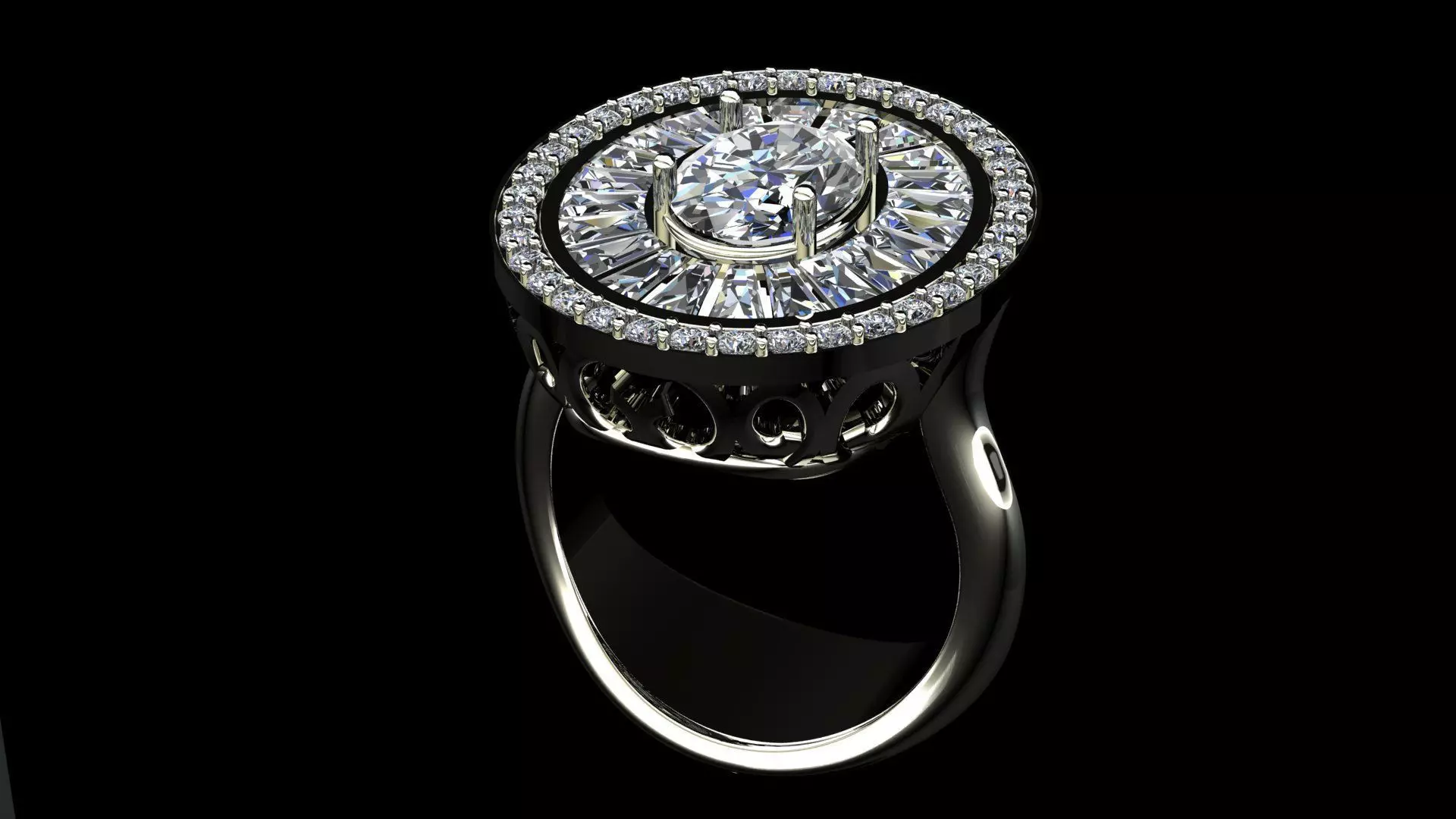 The most beautiful ring  3D print model_0