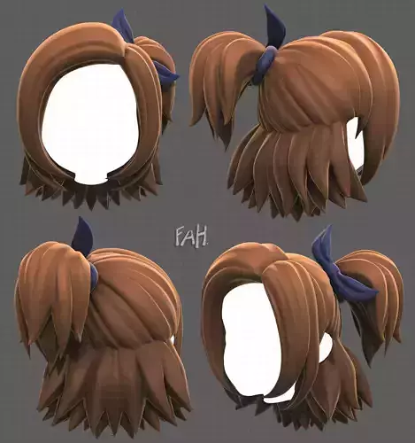 Base Hair for girl V41