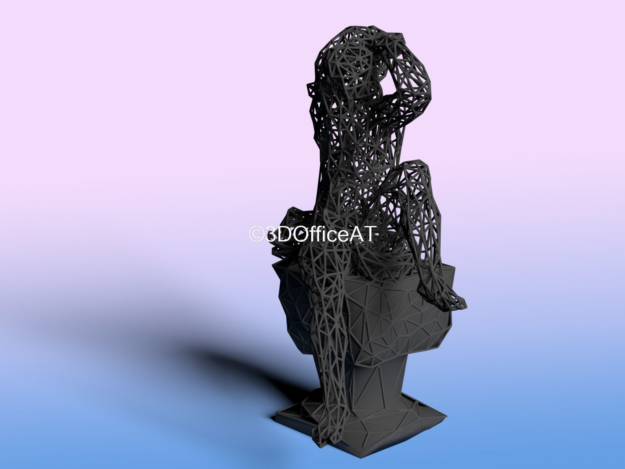AQUARIUS ZODIAC SIGN - RESIN PRINT 3D print model_9