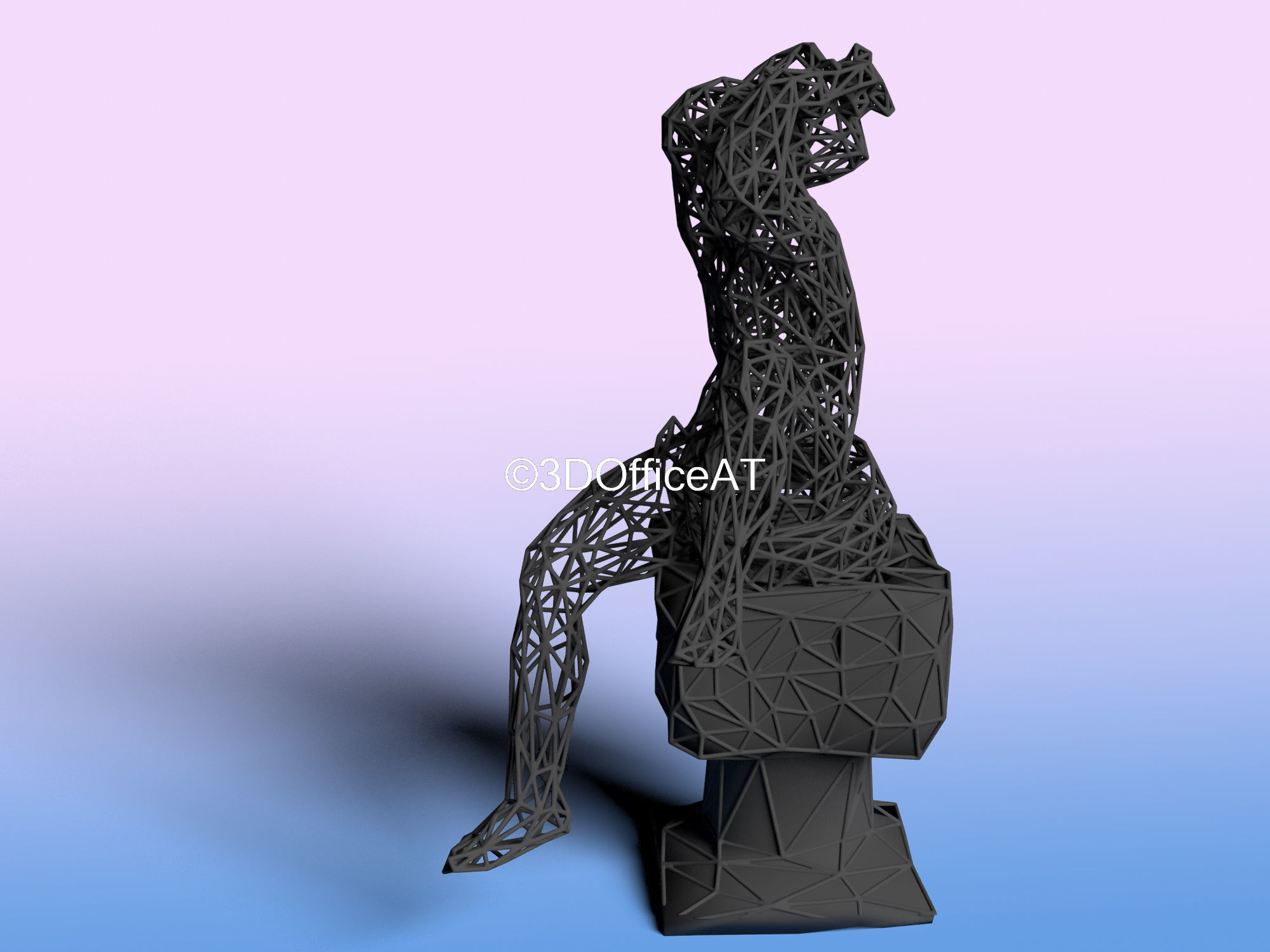 AQUARIUS ZODIAC SIGN - RESIN PRINT 3D print model_4