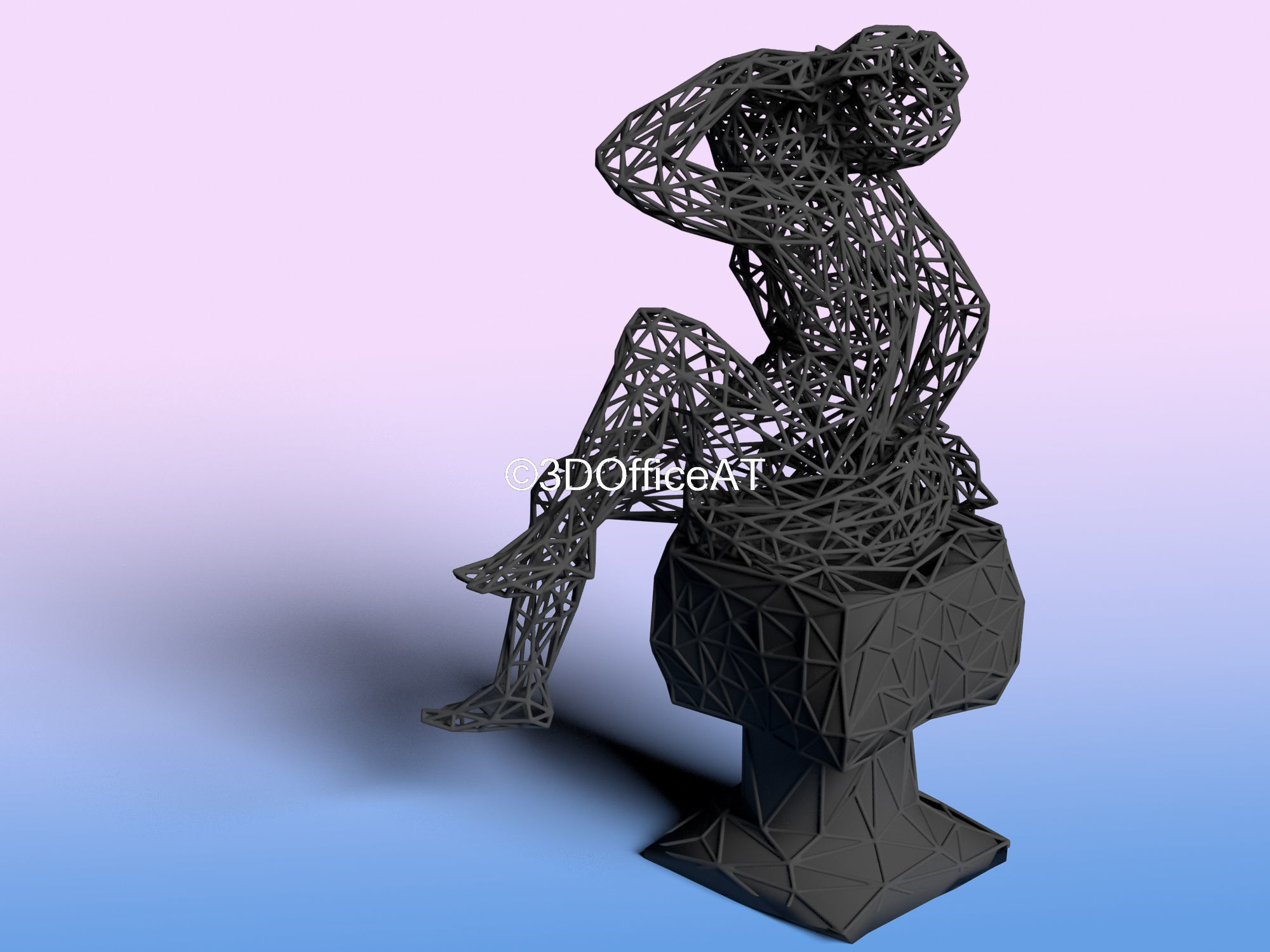 AQUARIUS ZODIAC SIGN - RESIN PRINT 3D print model_10