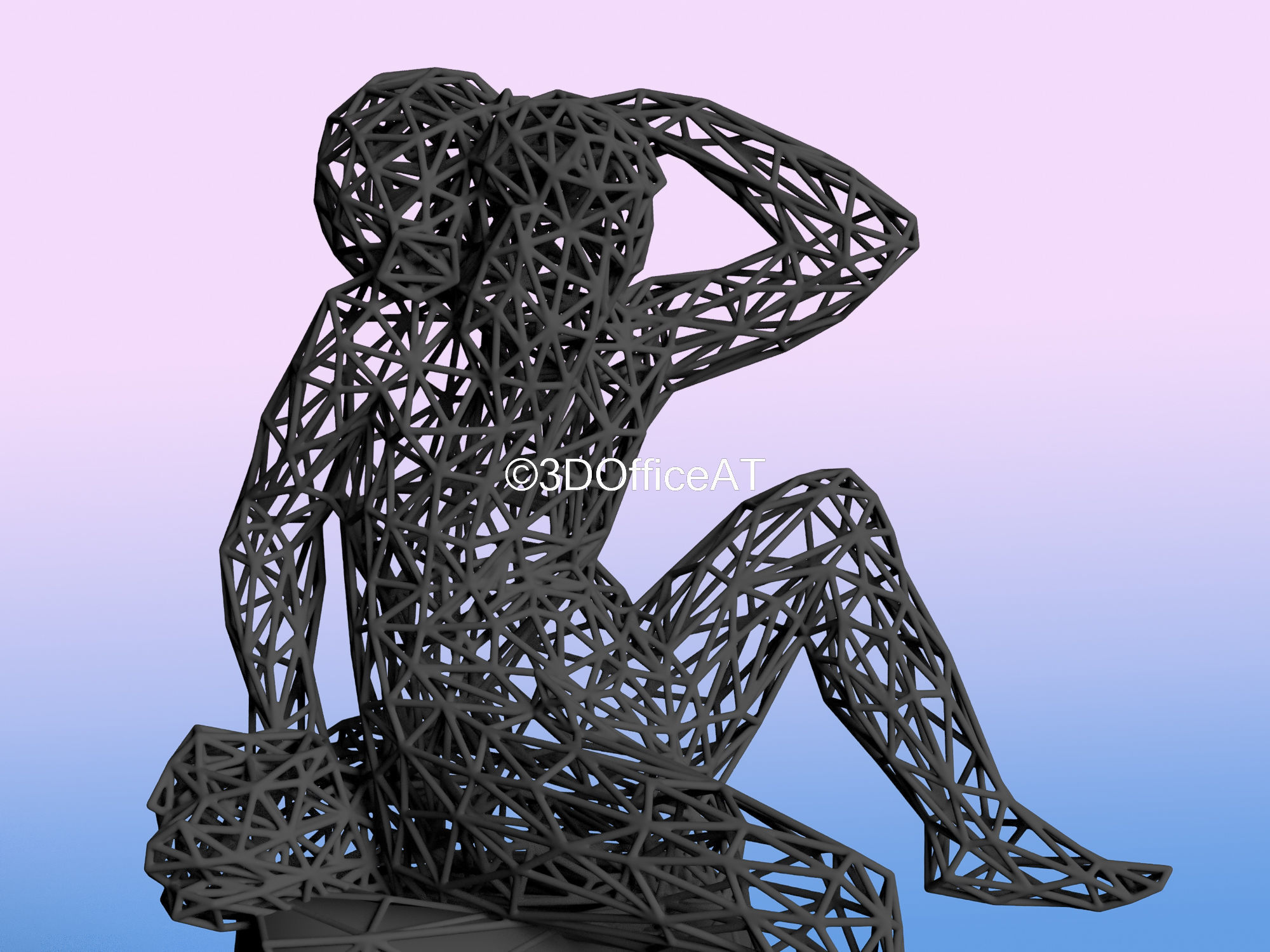 AQUARIUS ZODIAC SIGN - RESIN PRINT 3D print model_12