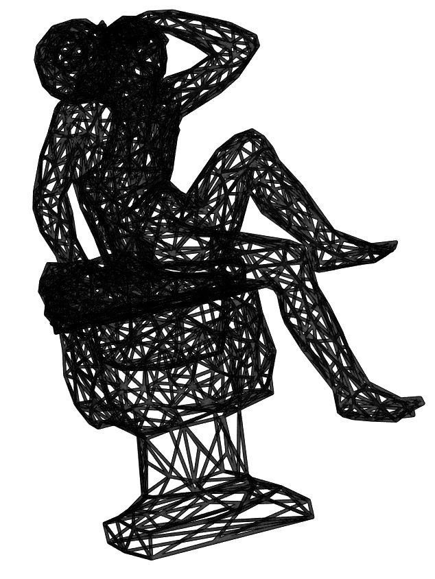 AQUARIUS ZODIAC SIGN - RESIN PRINT 3D print model_2