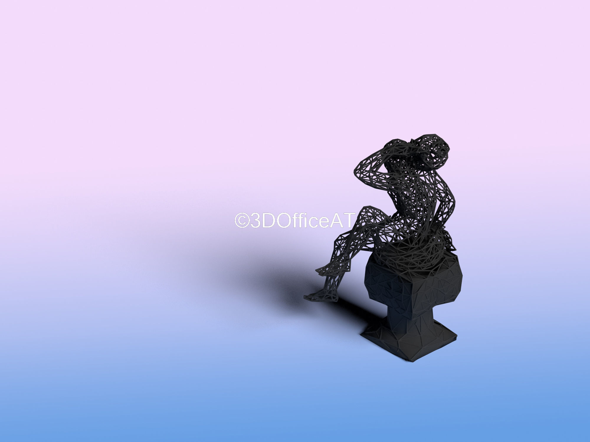 AQUARIUS ZODIAC SIGN - RESIN PRINT 3D print model_5