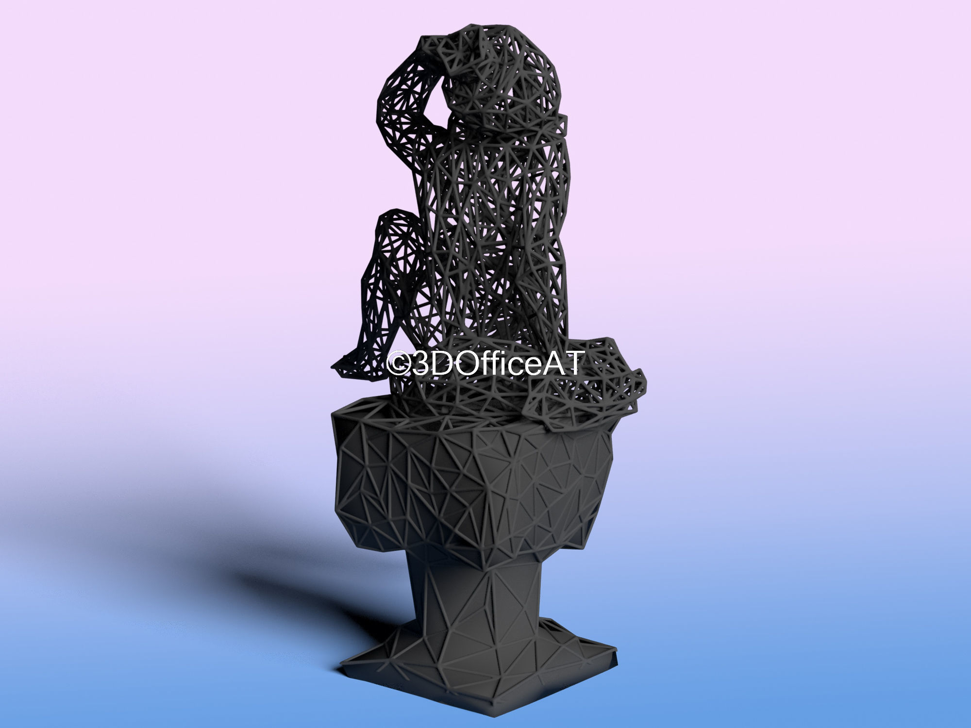 AQUARIUS ZODIAC SIGN - RESIN PRINT 3D print model_14